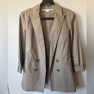 Veronica Beard Blazer Jacket Tan Size 4
